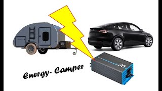 Der Energy Camper Teil 2 Akku und Wechselrichter Test [upl. by Dolley211]