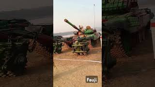 army tanksartillery gunsbsfcrpf sscgd armylife armylover shortvideo 🇮🇳 [upl. by Epillihp]