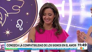 Compatibilidad de los signos en el amor Cáncer Virgo y Leo Tu Día Canal 13 [upl. by Efioa806]