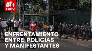 Repliegan a manifestantes en Av Conscripto en Naucalpan Edomex  Paralelo 23 [upl. by Oznerol]