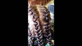 Wave perm using braids [upl. by Esiahc]