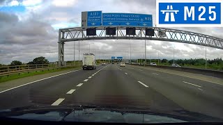 M25 London Orbital Motorway  J28 Brentwood A12 to J29 Cranham A127 [upl. by Carman]