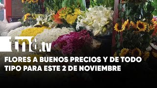 Flores para recordar a los difuntos a excelentes precios en los mercados [upl. by Laure151]