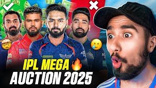 WTF RCB REJECT Siraj 😱 Rishabh Pant Highest Paid Player 🔥  Reacting to IPL Auction [upl. by Anaiuq]