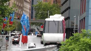 Sydney Monorail 1988  2013 Sydney NSW 16012012 [upl. by Ahsiekit]