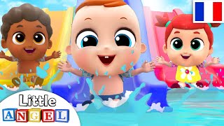 Cinq Petits Bébés  Comptines pour Bébé en Français et Dessin Animé [upl. by Keel]