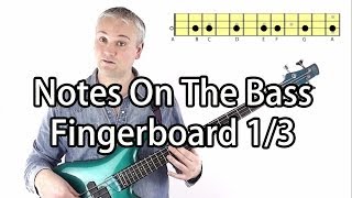 How To Learn Notes On The Bass Guitar 13 [upl. by Lemrahs]