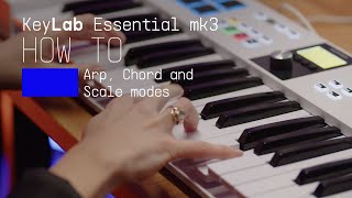 KeyLab Essential mk3  How To Use The Arpeggiator [upl. by Waligore]