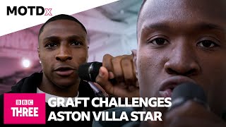 Rap Game UK’s Graft vs Aston Villa Star Rap Challenge  MOTDx  BBC Three [upl. by Zohara852]