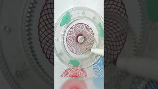 Spirograph Design ruler shorts spirograph oddlysatisfying asmr [upl. by Leeland]