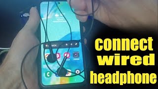 Samsung M55s have a headphone jack  How to connect wired headphones to samsung M55s [upl. by Ordnael]