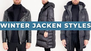 TOP WINTERJACKEN FÜR HERREN ● SO findest du die RICHTIGE WINTERJACKE [upl. by Eatnad]