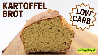 Geniales Low Carb Kartoffelbrot  Low Carb Brot Rezept mit Kartoffelfasern [upl. by Ania123]