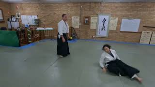 Mune dori shomen uchi shiho nage [upl. by Halika]