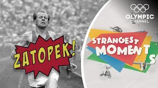 Emil Zatopek makes the Marathon look like a Stroll  Strangest Moments [upl. by Arlene]