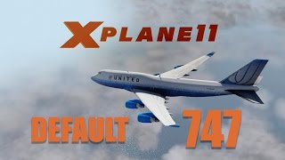 X Plane 11 Beta2  Default 747 Flight ColdDark Tragedy at takeoff [upl. by Riba456]