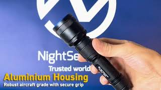 Tracker 1000  Powerful 1000 Lumens Rechargeable Torch [upl. by Sedecrem]