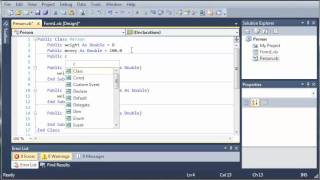 Visual Basic Tutorial  91  Introduction To Classes [upl. by Fiedler]