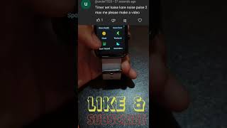 How to set timer in smartwatch short shorts viralvideo [upl. by Vic35]