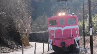 秩父鉄道貨物列車＆三ノ輪鉱山専用線（2021年2月1日） [upl. by Ahsiket]