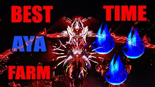 Best Aya Farm For Glaive Prime  Volt Prime  Torid Broken Build  Warframe [upl. by Blackmun]