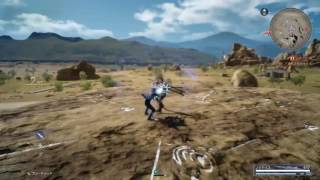 PS4 60 FPS  Final Fantasy XV Judgment Disc  Training with Gladius Combo Test [upl. by Inahpit]