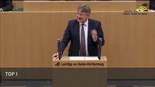 AfD  Prof Dr Jörg Meuthen quotDie KuschelJustiz versagt auf ganzer Liniequot [upl. by Kenley]