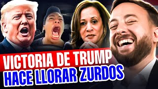 😂 REACCIÓN Lágrimas de Zurdos por la victoria de DONALD TRUMP  Agustín Laje [upl. by Charissa647]