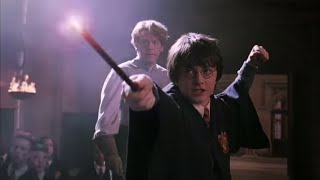 Harry and Malfoy Duel  Harry Potter and the Chamber of Secrets [upl. by Cynde]