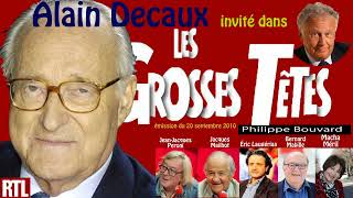 Alain Decaux dans les Grosses têtes 20 septembre 2010 [upl. by Eixela]