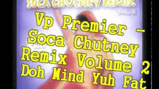 Vp Premier  Doh Mind Yuh Fat  Soca Chutney Remix Volume 2 [upl. by Woermer]