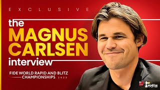 Tradition continues  The Magnus Carlsen interview after World Rapid and Blitz 2023 [upl. by Julietta]