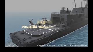 Mitsubishi Heavy Industries SLAS Ship Landing Assist System [upl. by Maddeu]