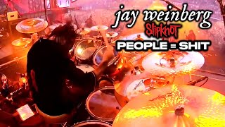 Jay Weinberg Slipknot  quotPeople  Shitquot Live Drum Cam [upl. by Anderer]