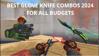 BEST CS2 KNIFE GLOVE COMBOS ALL BUDGETS 2024 [upl. by Arramahs]