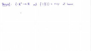 Lineare Abbildungen Teil I  Mathematik Video Vorlesung [upl. by Durware260]