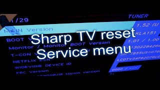 3 ways to reset TVs Sharp TV fix review [upl. by Coltun249]