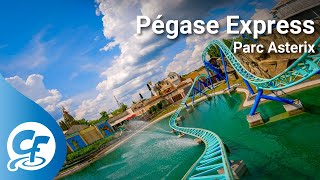 Pégase Express front seat onride 4K POV Parc Astérix Asterix Pegase [upl. by Atiekal]