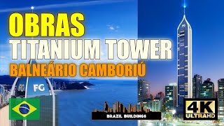 OBRAS  TITANIUM TOWER EM BALNEARIO CAMBORIU  SC drone apartamentos arranhaceu [upl. by Uri985]