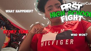 WE JUMPED SOMEONE FIGHT HIGH SCHOOL FIGHT👊🏾  video [upl. by Zorine]