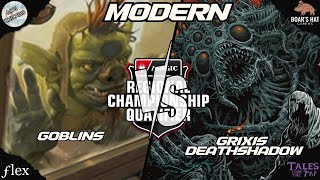 Rakdos Goblins VS Grixis Deaths Shadow MTG Modern [upl. by Elawalo]