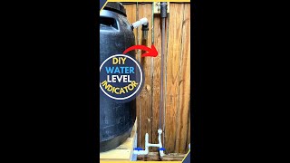 Rain Barrel System  CHEAP Water Level Indicator Shorts [upl. by Nivlad]