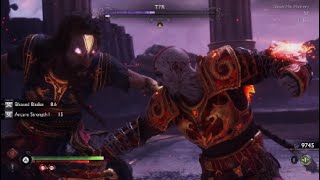 God of War Ragnarok Valhalla Blades of Chaos Path No Damage Tyr Boss Fight [upl. by Eel865]