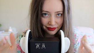 ASMR Whisper Ear Massage  Nail Touching Cupping Tapping Scratching Blowing  3Dio Binaural [upl. by Kessiah880]