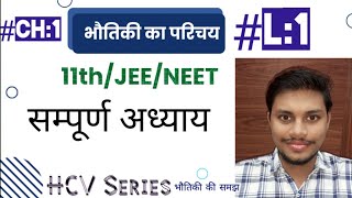 Introduction Of Physics  HINDI MEDIUM  IITJEENEET  Hc Verma Series  physicsinhindi [upl. by Londoner859]