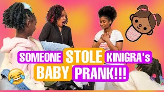 Kidnapping Kinigras baby prank👶🏾 She cried and we felt bad😢 KinigraDeon🤣 [upl. by Oguh]