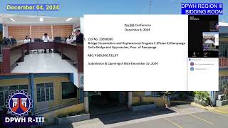 Procurement Livestream for DPWH Regional Office III on December 04 2024 [upl. by Reffotsirk]