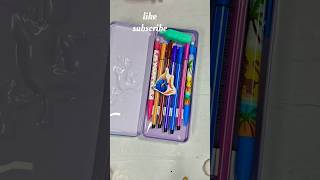 Asmrfilling my pencil box with lot of cute stationery✨️💕asmrytshorts asmrsoundsasmrvediopencil [upl. by Arella]