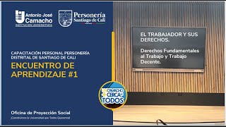 Cursos Personería Distrital UniCamacho – 1er encuentro virtual [upl. by Amaerd]