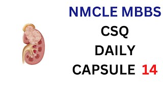 DAILY CSQ CAPSULE 14 FINAL Synapse Educations NMCLE MBBS Classes [upl. by Aidua]